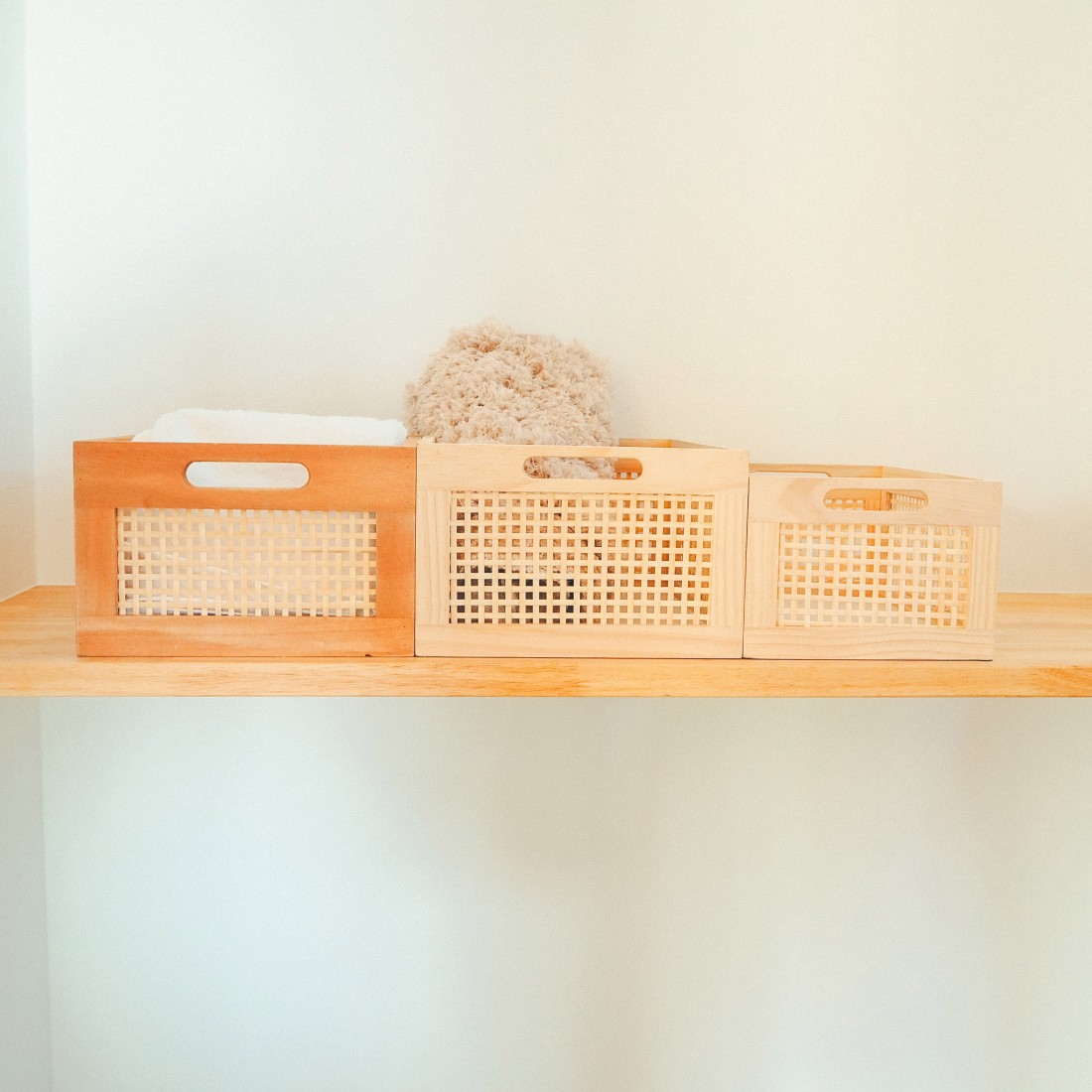 現品かぎりで販売終了】収納BOX 竹＆無垢材使用 | woodboxシリーズ