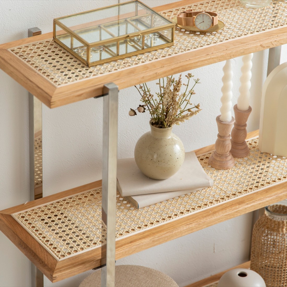 ラタン3段ラック 【公式通販】