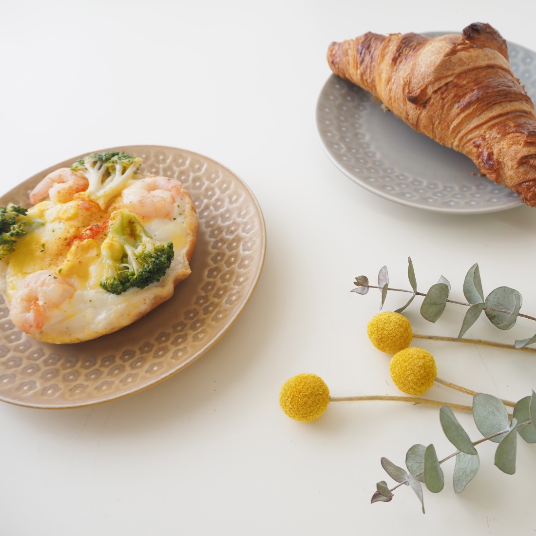 プレート皿 フルール 16.5cm 中皿 美濃焼｜Fresk（フレスク）