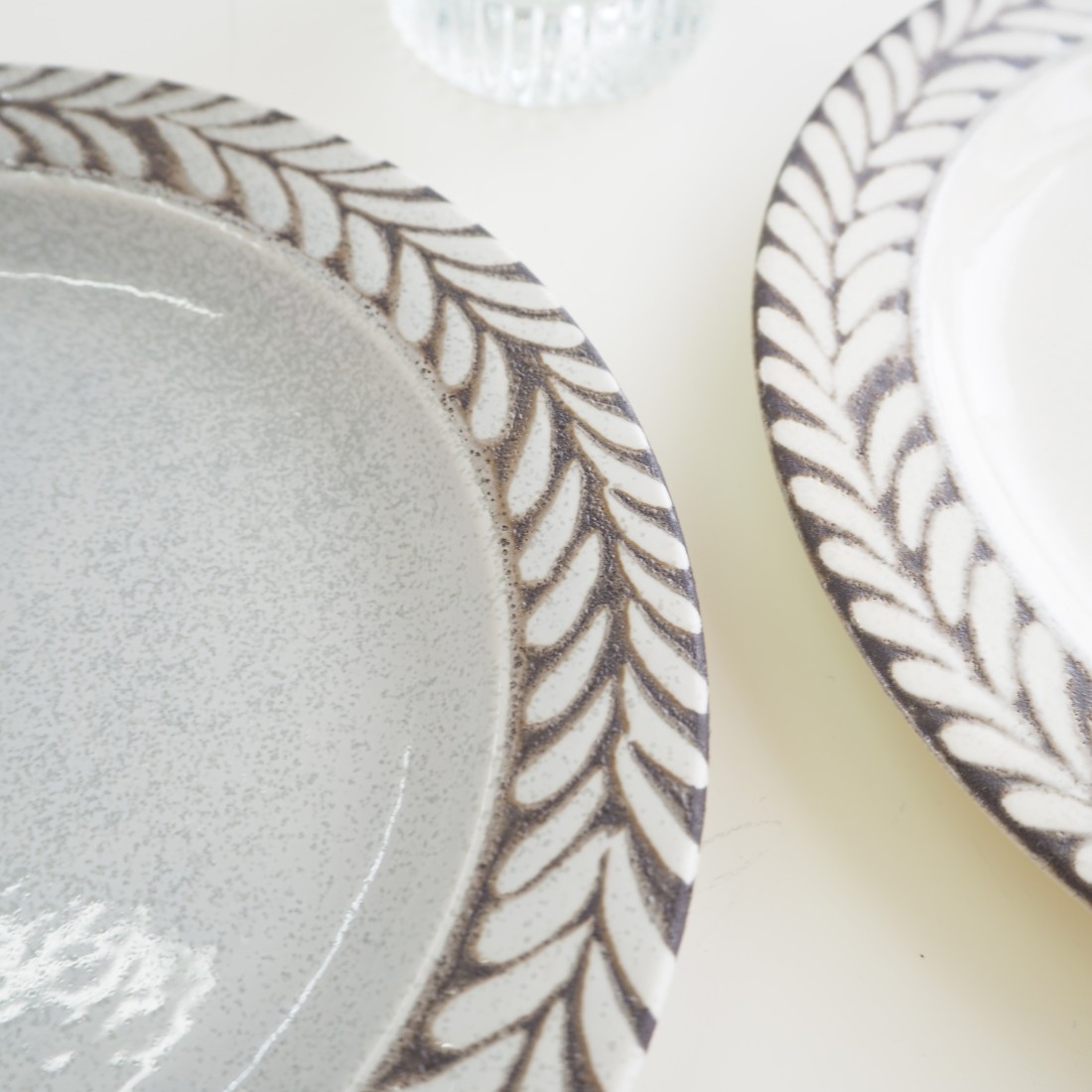 プレート皿 ブロウケーキ皿 中皿 美濃焼｜Fresk（フレスク）