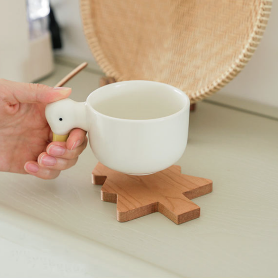 木製ストラップ ナチュラルモチーフ｜Fresk（フレスク）