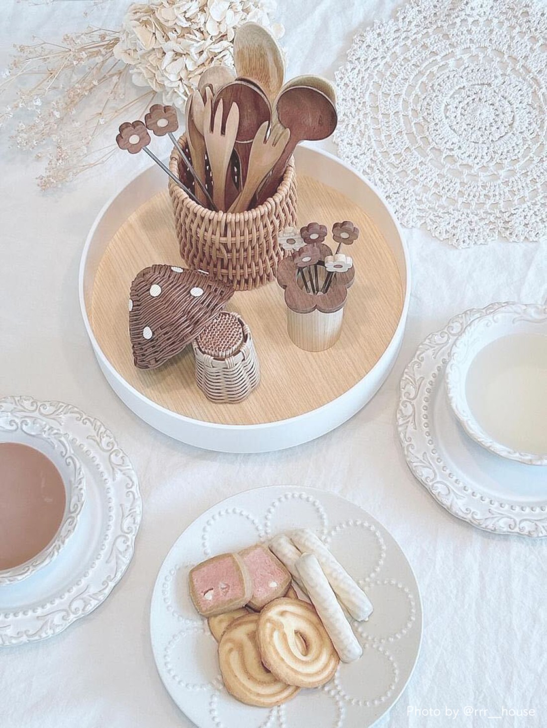 white×wood インテリアトレー | 収納トレイ ディスプレイプレート