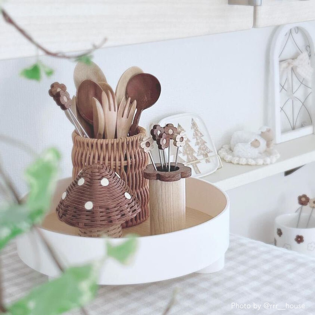 white×wood インテリアトレー | 収納トレイ ディスプレイプレート