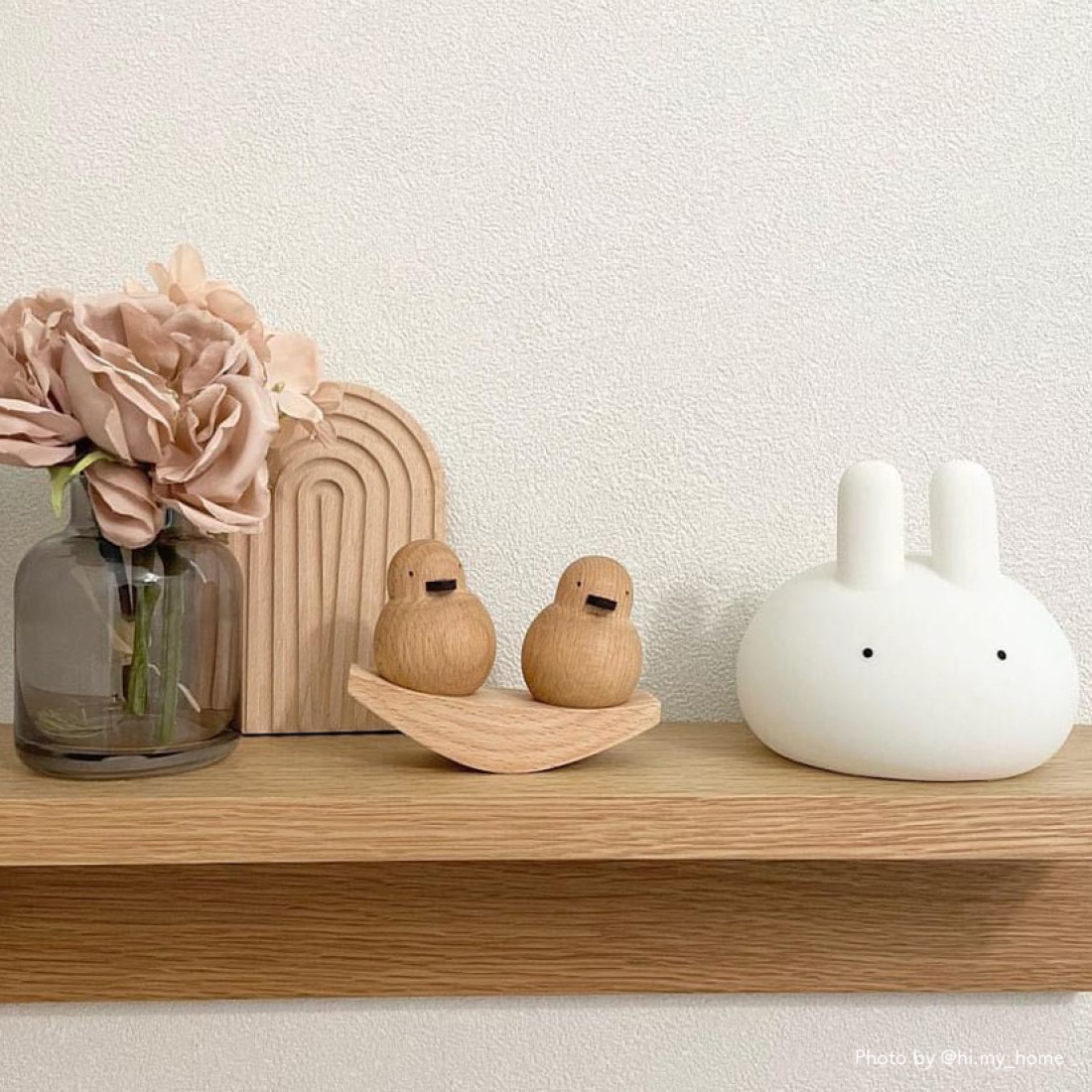 ひよこのふたごオブジェ 天然木製｜Fresk（フレスク）