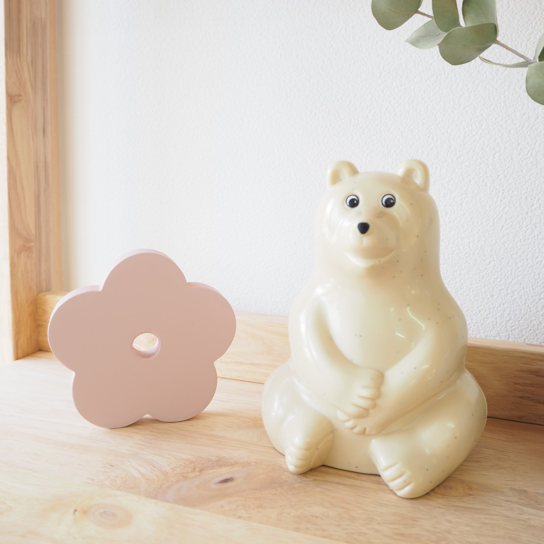 カラフルお花オブジェ 天然木使用【現品限りで販売終了】｜Fresk