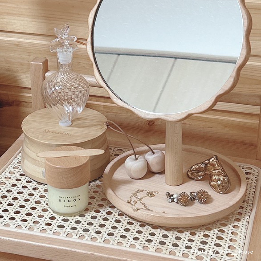 レトロ　姿見　スタンドミラー　天使　花 4985155146444-img.jpg