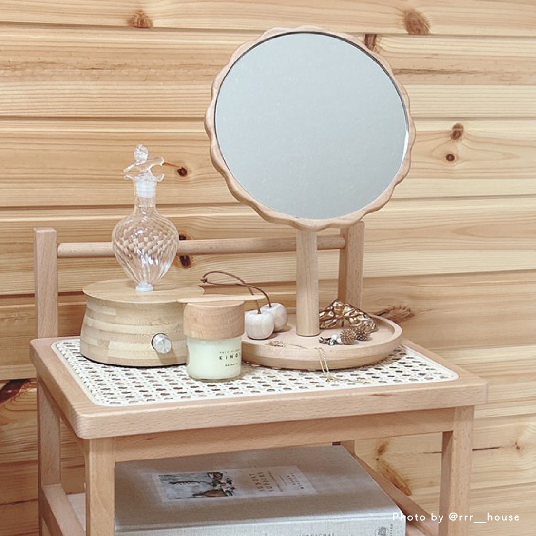 FIVE STARS by NAJICO 　卓上鏡　鏡台　引き出し付き　希少品 FIVE STARS by NAJICO 卓上鏡 鏡台 引き出し付き 希少品