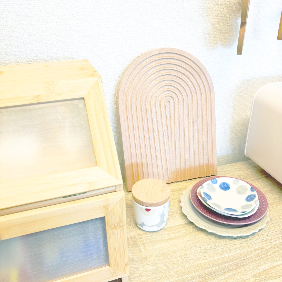 ウッドトレー | Rainbow wood tray｜Fresk（フレスク）