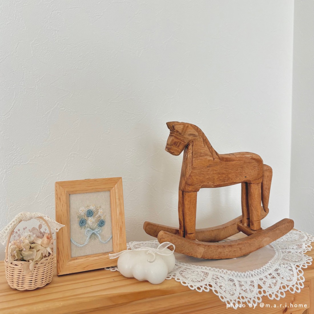 木馬のミニチュアオブジェ｜Fresk（フレスク）