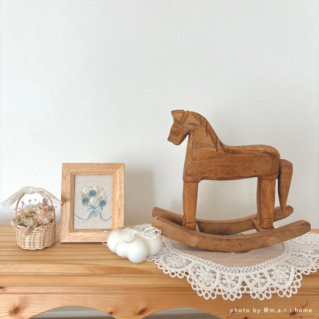 木馬のミニチュアオブジェ｜Fresk（フレスク）