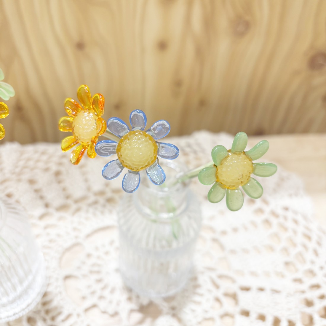花瓶  オブジェ ガラスのお花オブジェ | Glass flowers｜Fresk（フレスク）