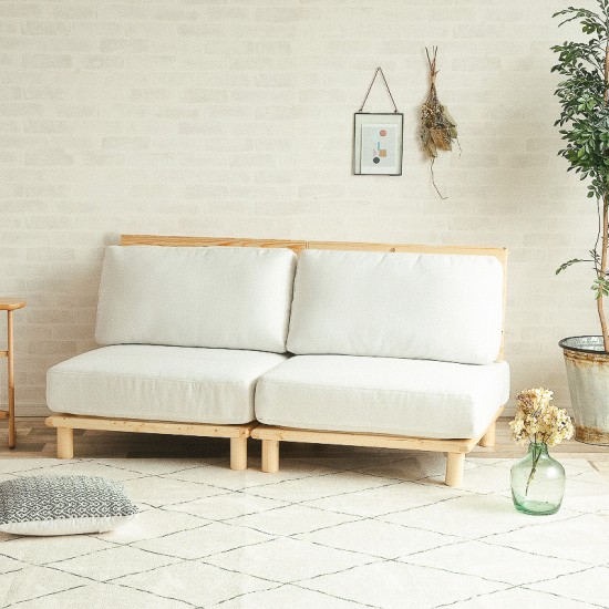 ネイビー布地ソファ 木製フレーム TOCCO 160 TOCCO One Arm Sofa 160 / トッコ ワンアームソファ 幅160cm