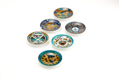 4号皿　古九谷風名品六選ギフトセット