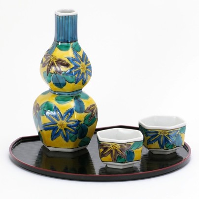 九谷焼 晩酌揃 吉田屋鉄仙